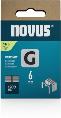 Capse Novus sarma plata, G tip 11, 6 mm, 1200 buc/cutie